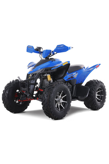 Denago Powersports Blue Daytona 250FI ATV Hero Angle