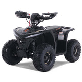 Denago Powersports Black E Hawk 6 Electric ATV Hero Angle