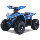 Denago Powersports Blue E Hawk 6 Electric ATV Hero Angle