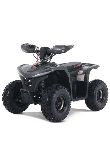 Denago Powersports Green E Hawk 6 Electric ATV Hero Angle