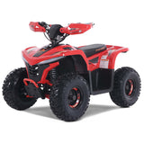 Denago Powersports Red E Hawk 6 Electric ATV Hero Angle