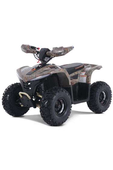 Denago Powersports Traml Camo E Hawk 6 Electric ATV Hero Angle