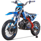 Denago Powersports Blue MX1 Dirt Bike Hero Angle