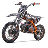 Denago Powersports Orange MX1 Dirt Bike Hero Angle