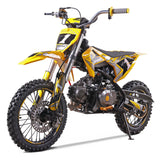 Denago Powersports Yellow MX1 Dirt Bike Hero Angle