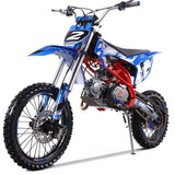 Denago Powersports Blue MX2 Dirt Bike Hero Angle