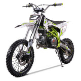 Denago Powersports Lime MX3 Dirt Bike Hero Angle