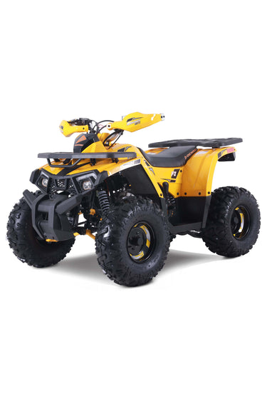 Denago Powersports Yellow Mudhawk 10FI ATV Hero Angle