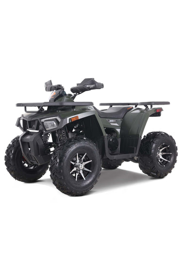 Denago Powersports Green Mudhawk 200FI ATV Hero Angle