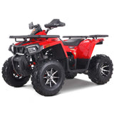 Denago Powersports Red Mudhawk 200FI ATV Hero Angle
