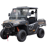 Denago Powersports Camo RanchHawk 650FI UTV Hero Angle on a White Background