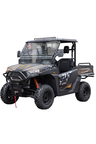 Denago Powersports Camo RanchHawk 650FI UTV Hero Angle on a White Background