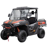 Denago Powersports Red RanchHawk 650FI Hero Angle