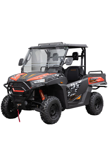 Denago Powersports Red RanchHawk 650FI Hero Angle