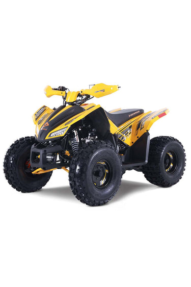 Denago Powersports Yellow Trailhawk 10FI ATV Hero Angle