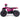 Denago PowerSports Pink E Hawk 6 Left Angle